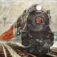 Painting of a Train